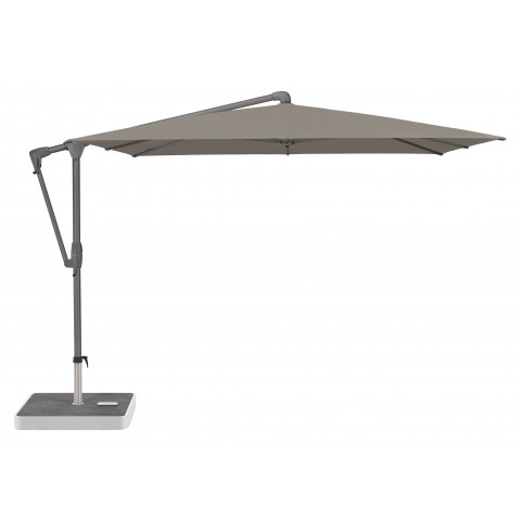 Parasol déporté SUNWING® CASA de Glatz, Structure anthracite, 270 x 270 cm, 461 Taupe