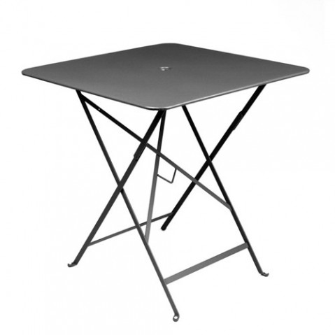 Table carrée BISTRO de Fermob Carbone 71x71