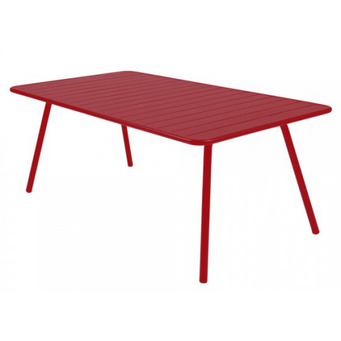 Table LUXEMBOURG pour 8 personnes de Fermob piment