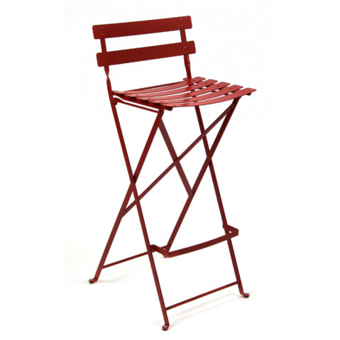Tabouret haut BISTRO de Fermob, piment