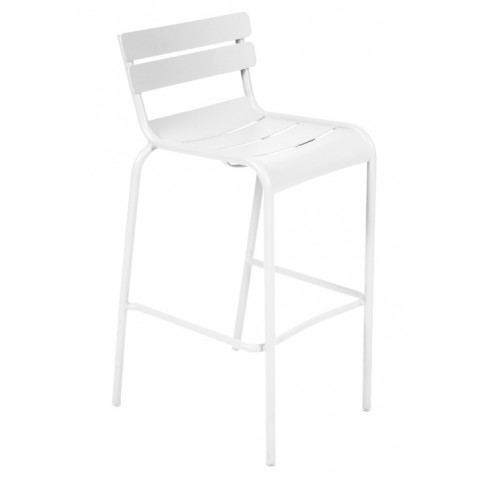 Chaise haute LUXEMBOURG de Fermob blanc coton 