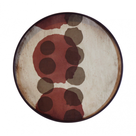Plateau Pinot Layered Dots de Ethnicraft Accessories, Ø48