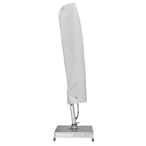 Housse de protection avec baguette et fermeture éclair pour parasol SOMBRANO® de Glatz, Ø.350 / 300×300 cm