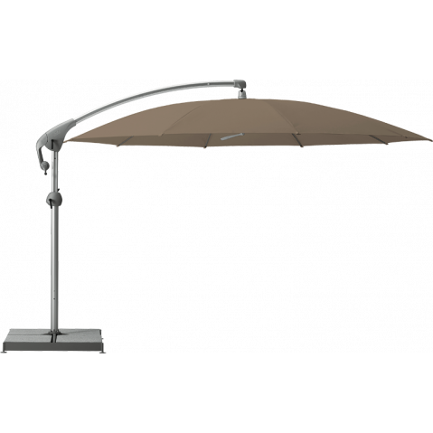 Parasol décentré PENDALEX P+ de Glatz, Rond, D.300 cm, 461 Taupe