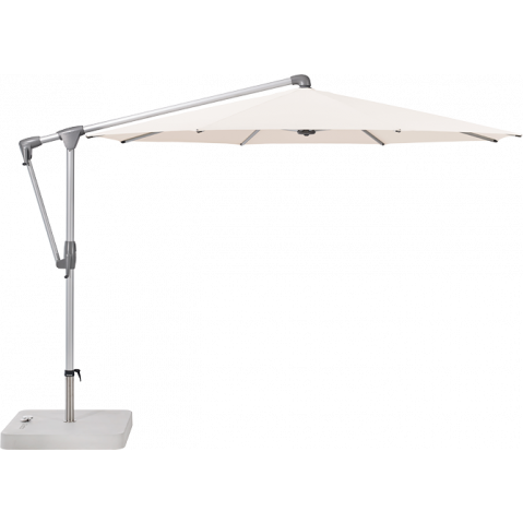 Parasol déporté SUNWING® CASA de Glatz, Structure anodisé naturel, Ø.330 cm, 453 Vanilla