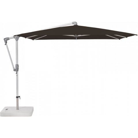 Parasol déporté SUNWING® CASA de Glatz, Structure anthracite, 270 x 270 cm, 408 Black