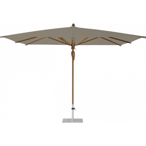 Parasol TEAKWOOD de Glatz, 330 x 330, 461 Taupe