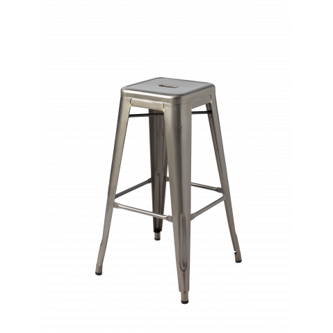 Tabouret H75, Brut verni