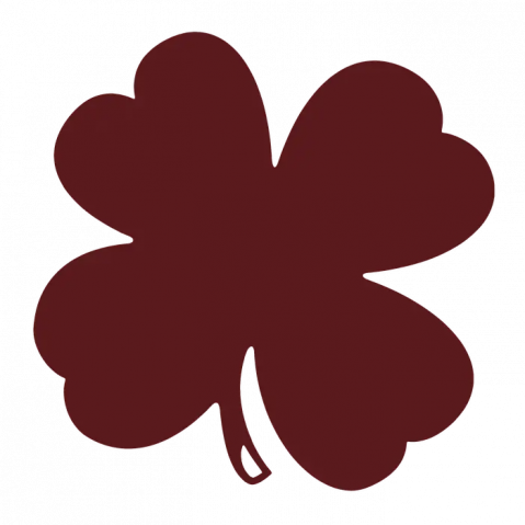 Dessous de plat TRÈFLE de Fermob, Cerise noire