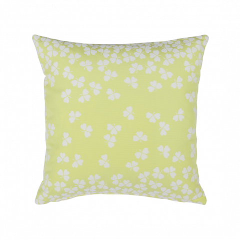 Coussin TRÈFLE 44 x 44 cm de Fermob, Citron givré