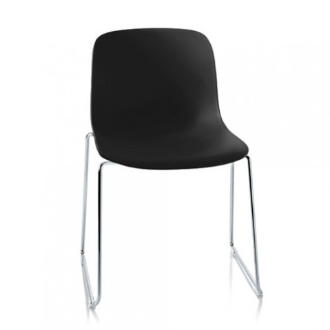 Chaise TROY SLEDGE de Magis, Noir