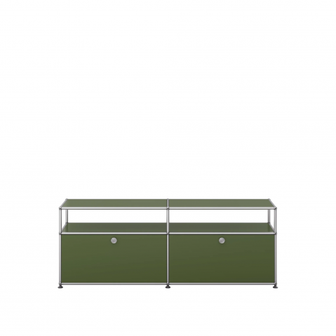 Meuble TV/Hifi HALLER O2 de USM, Vert Olive
