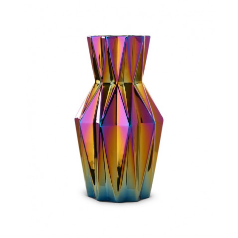 Vase OILY FOLDS de Pols Potten, Taille S, Multicolore
