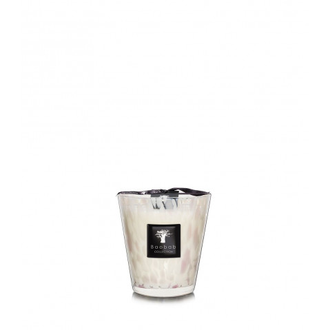 Bougie MAX 16 White PEARLS de Baobab Collection