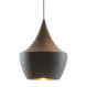 Suspension BEAT LIGHT FAT de Tom Dixon D.24 cm en noir