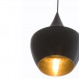 Suspension BEAT LIGHT FAT de Tom Dixon D.24 cm en noir